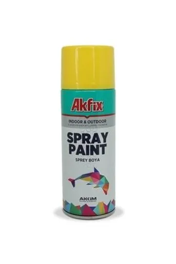 AKFİX SPREY BOYA TAKSİ SARI 400ML RAL1023