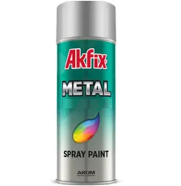 AKFİX SPREY BOYA BRONZ GÜMÜŞ 400ML METAL MAT