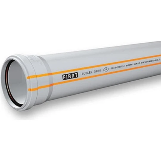 FIRAT DUBLEX PVC BORU 125*150