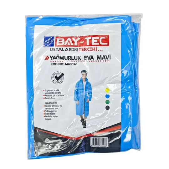 BAY-TEC YAĞMURLUK EVA MAVİ